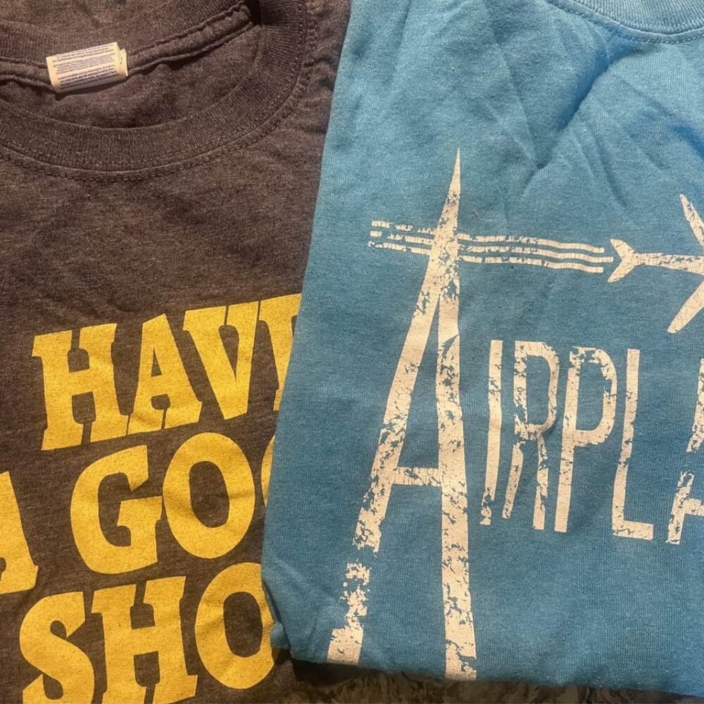 Two (2) Widespread Panic Band T-shirts Size Small